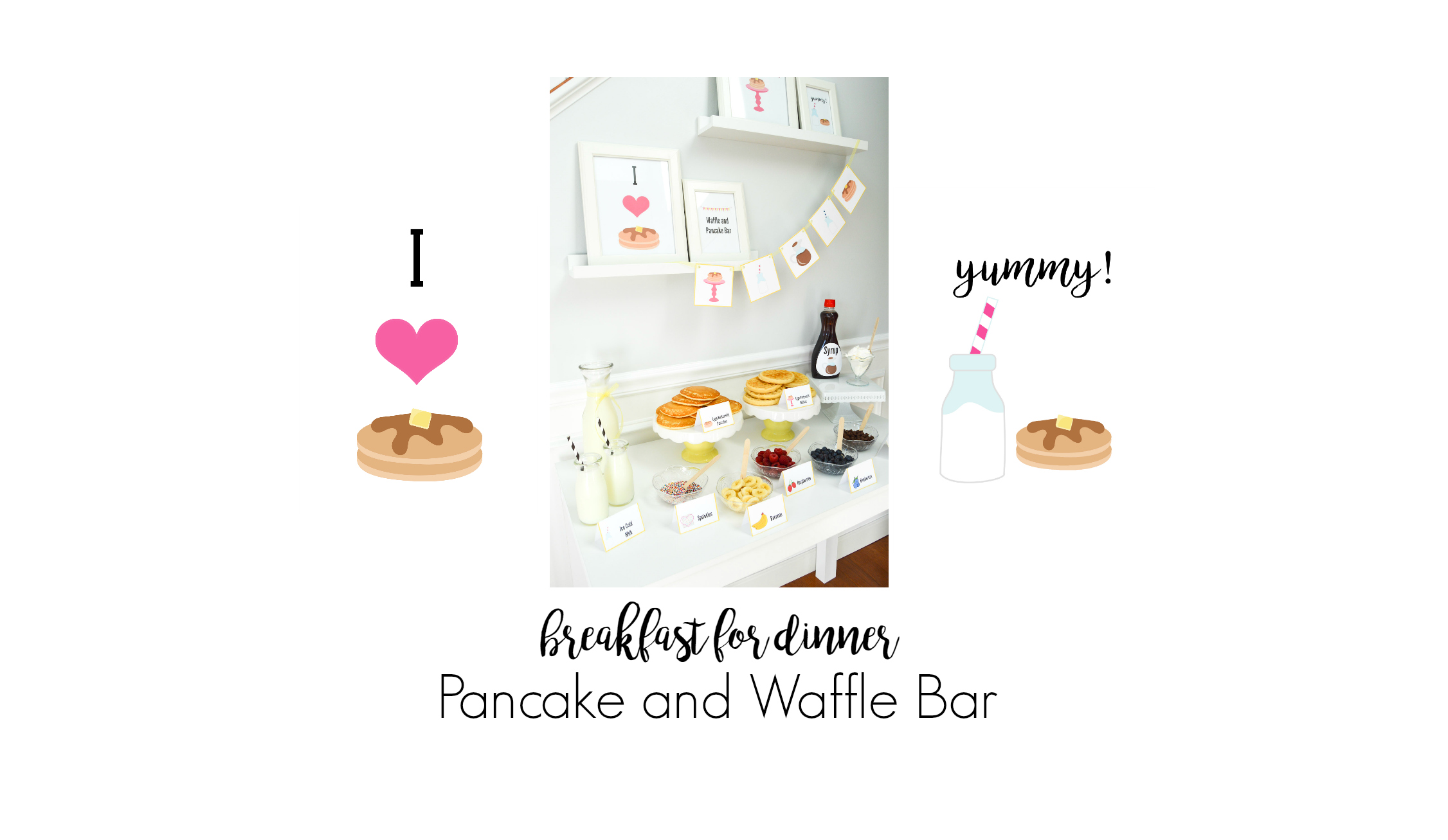 celebrate in detail - pancake and waffle bar