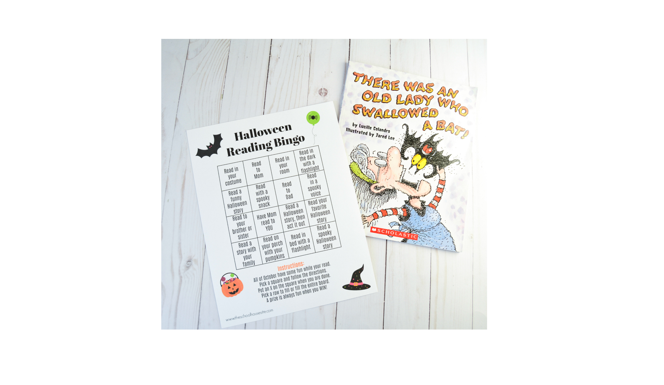 Halloween reading bingo the schoolhousesite