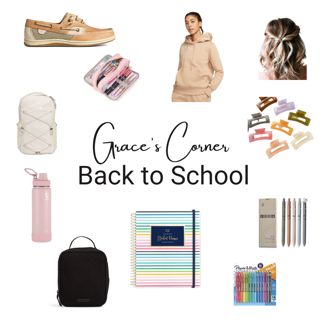 Back to school ideas for tweens and teens - Grace's Corner - Gracious Adventures